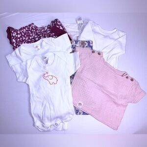Baby Girl 3/6M Mixed 7-Piece Bundle